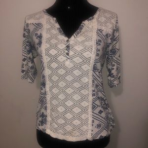 NWOT Lucky Brand  1/2 Sleeve